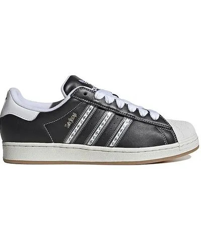 adidas Mens adidas x Korn Superstar Athletic Shoe - Core Black / Translucent / Better Scarlet