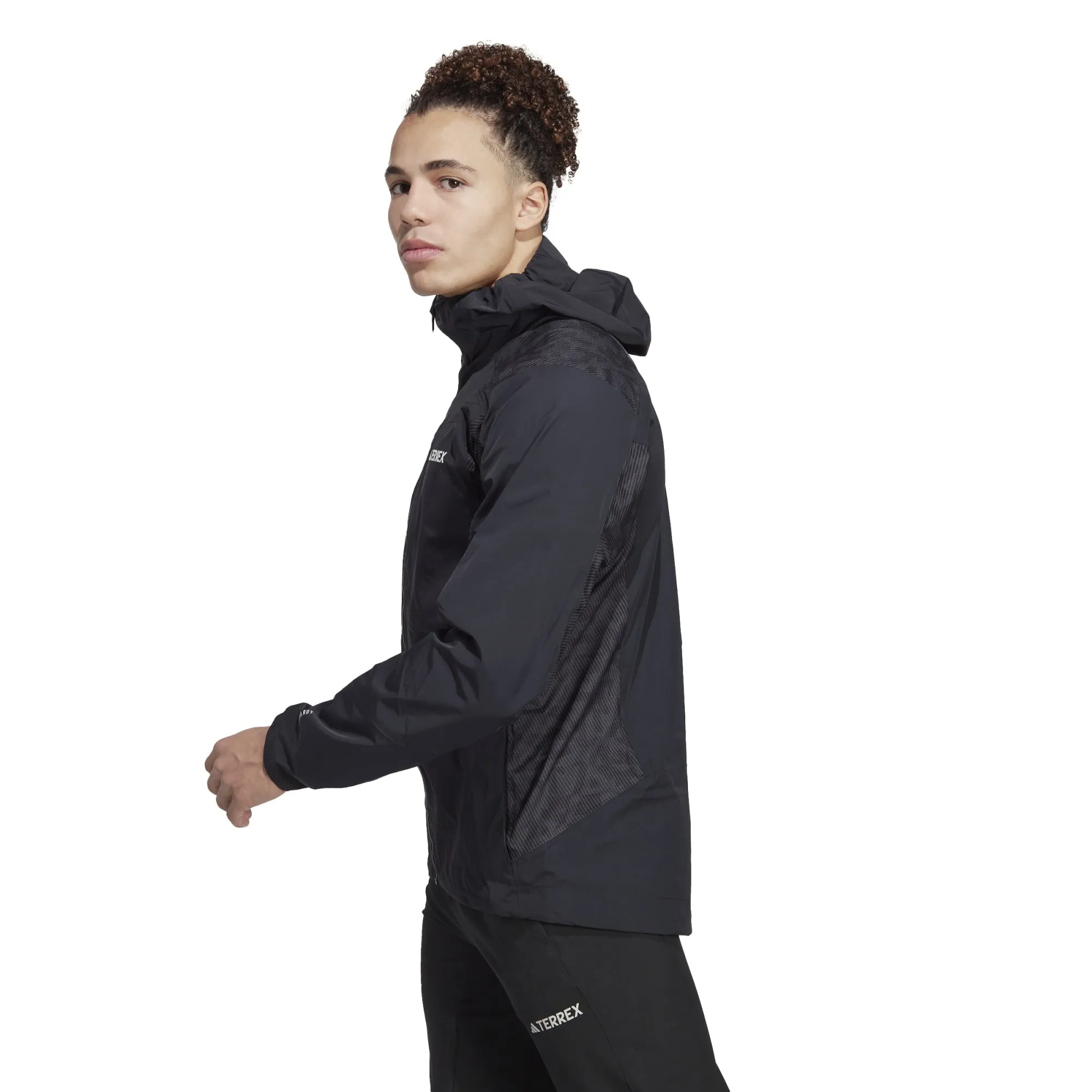 Adidas Men's TERREX Xperior Hybrid Rain Jacket Black | Buy Adidas Men's TERREX Xperior Hybrid Rain Jacket Black here |