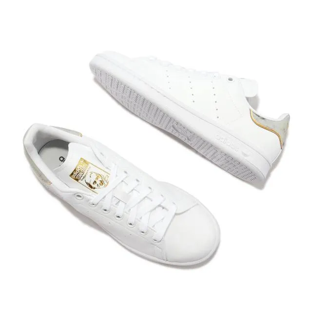 Adidas originals stan smith w white marble gold metallic women casual gw4479