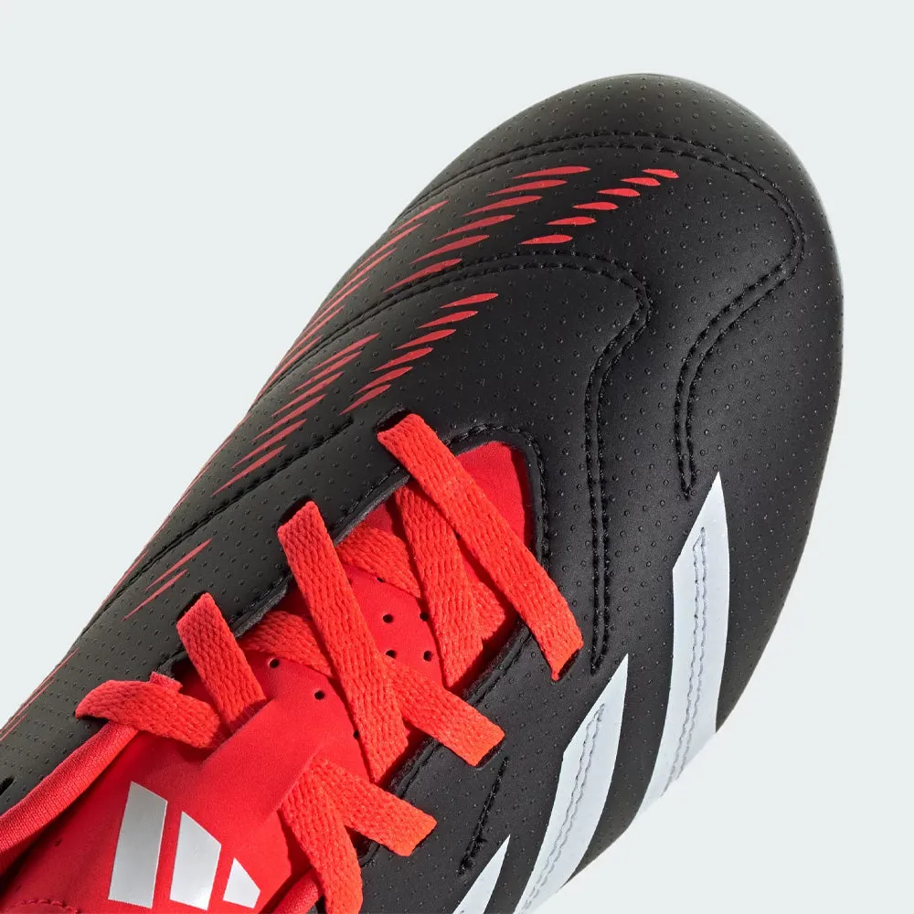 Adidas Predator FxG Jnr Football Boots (Black/White/Solar Red)