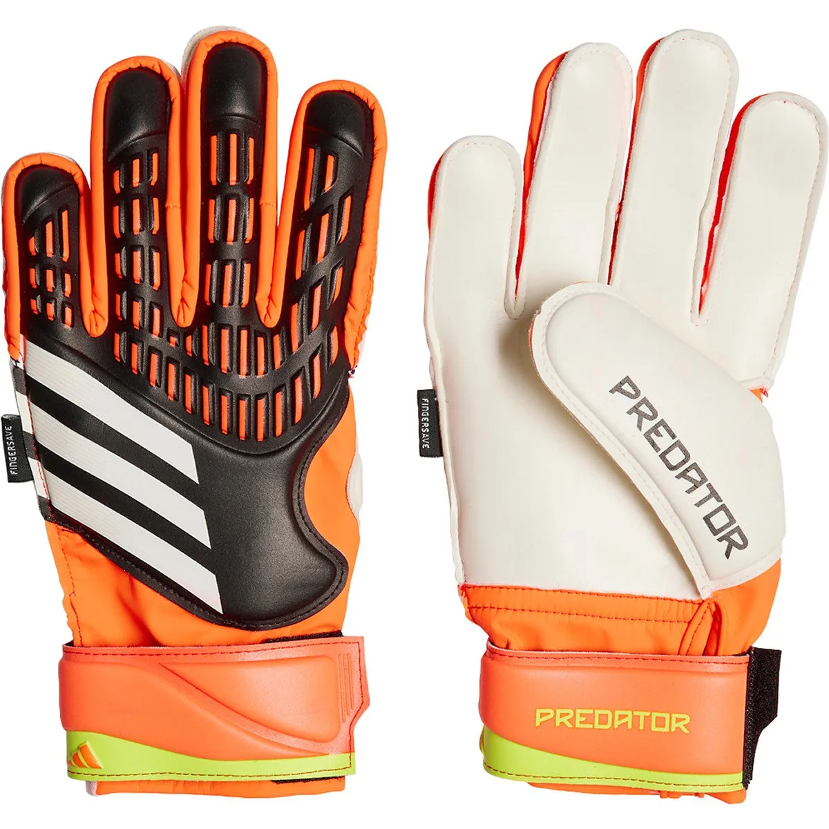 adidas Predator Match Fingersave Youth Soccer Goalkeeper Gloves