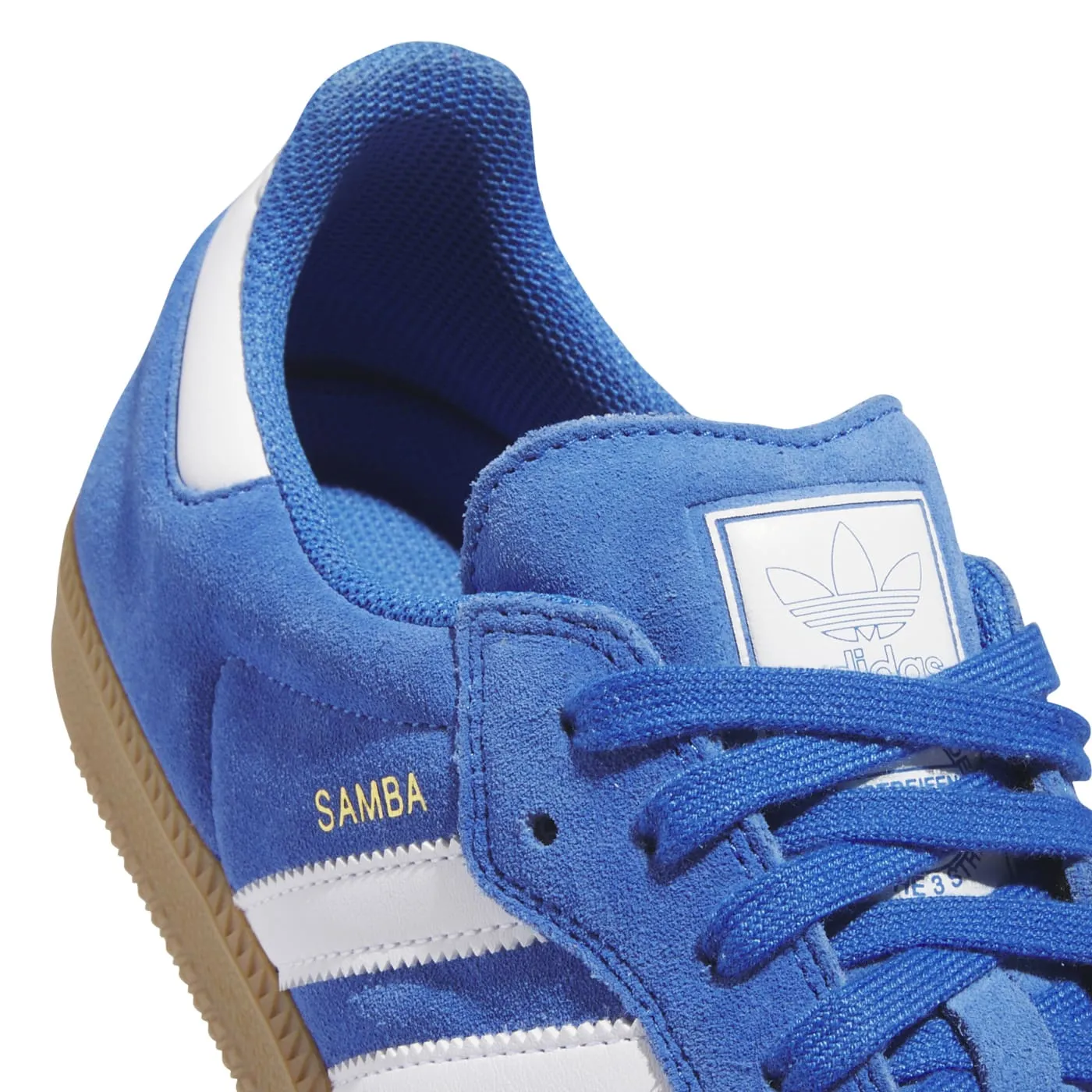 ADIDAS - SAMBA ADV - BLUE BIRD / CLOUD WHITE / GOLD METALLIC