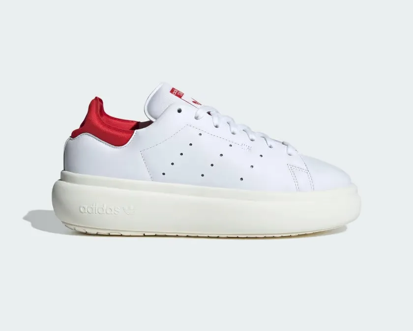 Adidas Stan Smith Platform Cloud White Off White Better Scarlet IE0452