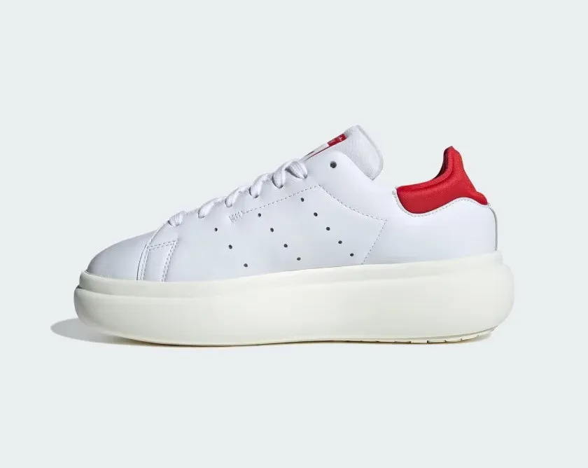 Adidas Stan Smith Platform Cloud White Off White Better Scarlet IE0452