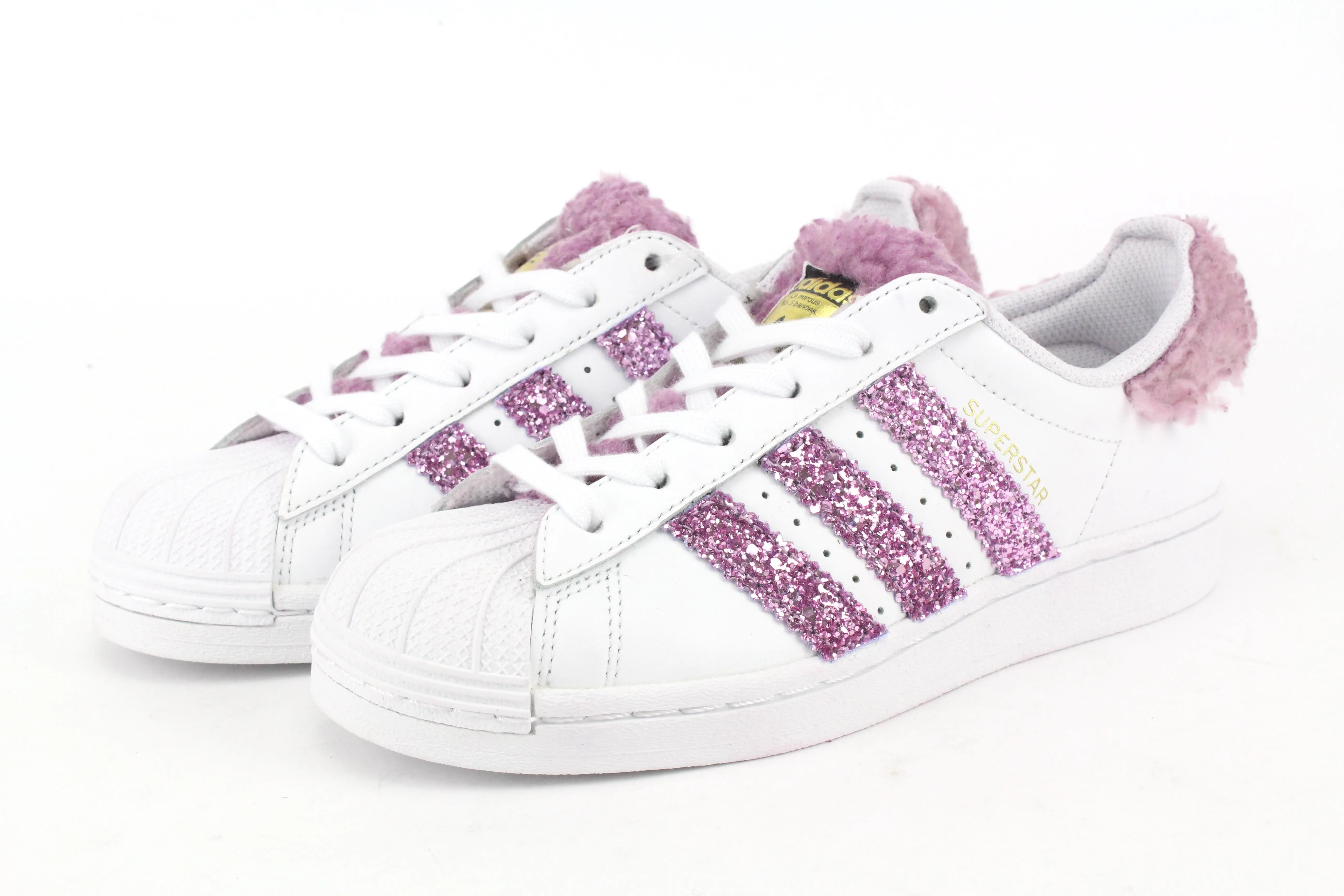 Adidas Superstar Lamb Rosa & Glitter Rosa