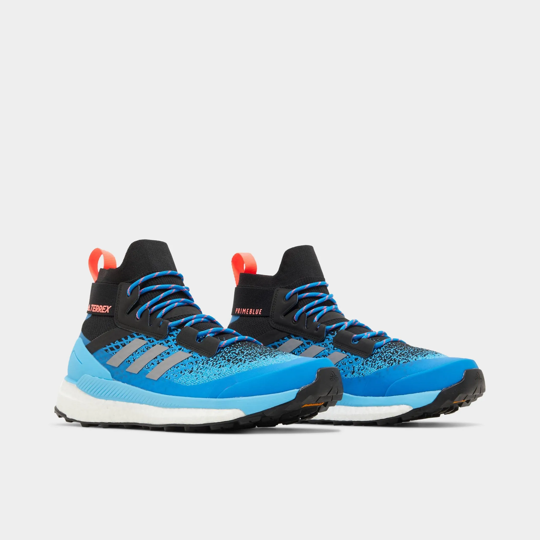 adidas Terrex Free Hiker Primeblue Core Black / Grey Three - Blue Rush