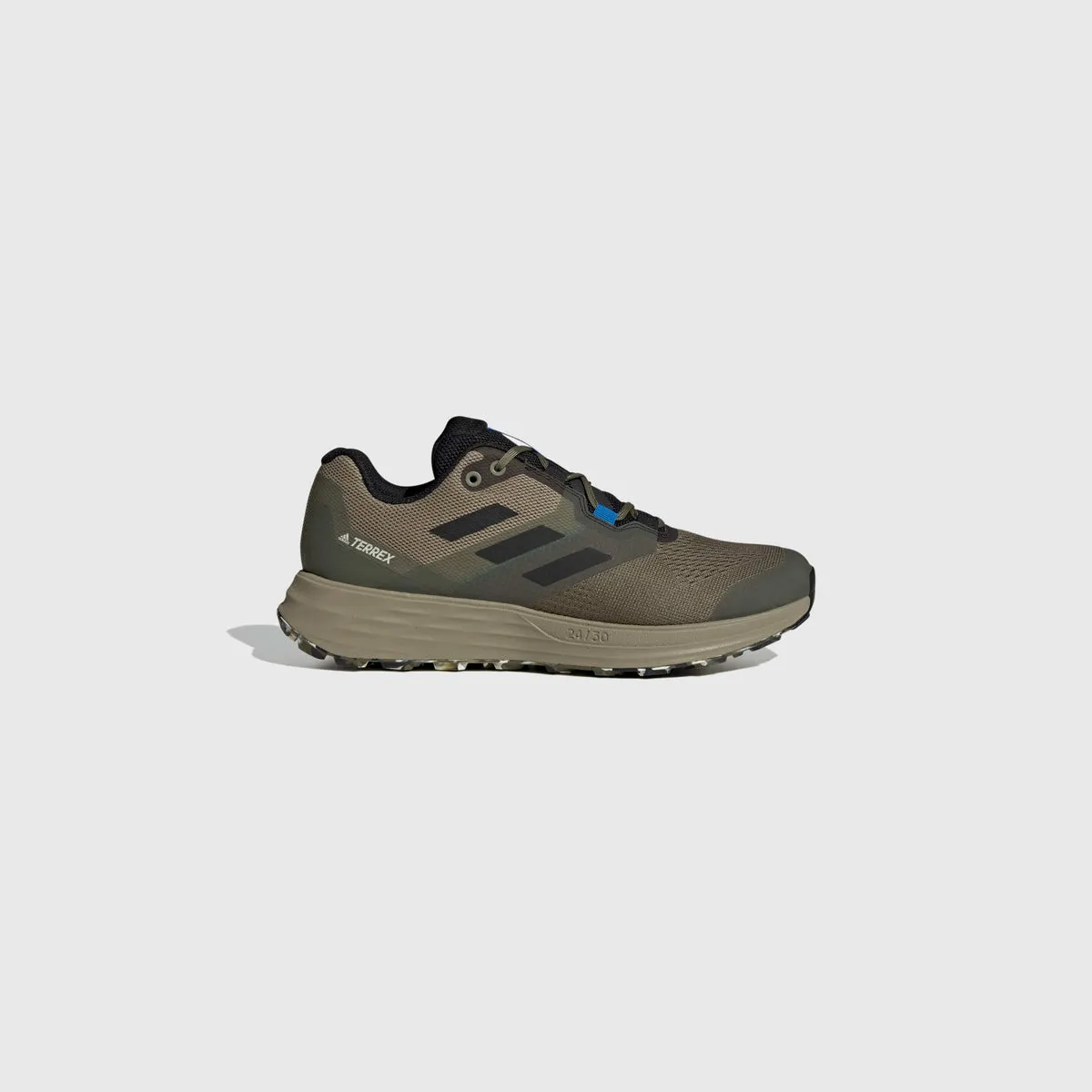 Adidas Terrex Two Flow Focus - Olive / Core Black / Blue Rush