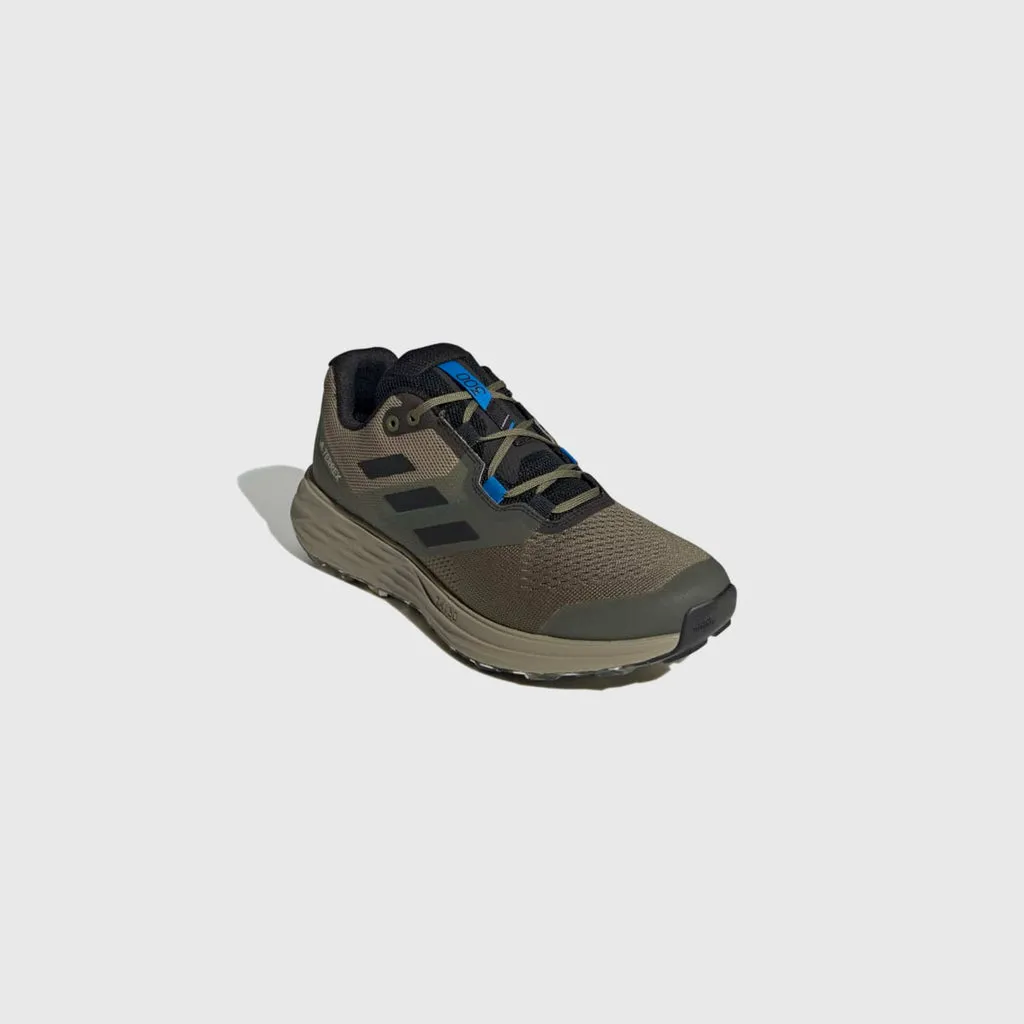 Adidas Terrex Two Flow Focus - Olive / Core Black / Blue Rush