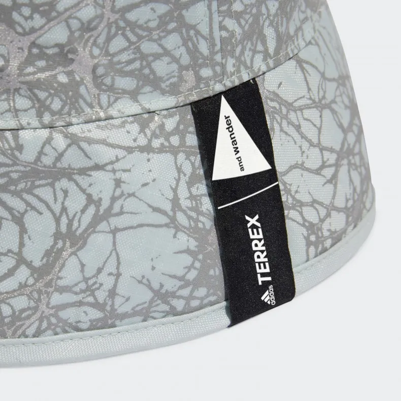 adidas TERREX x and wander Bucket Hat (Linen Green/Multicolour)