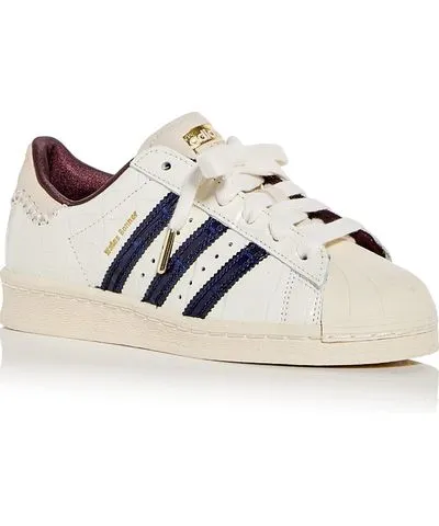 Adidas X Wales Bonner Women's Superstar Embossed Low Top Sneakers