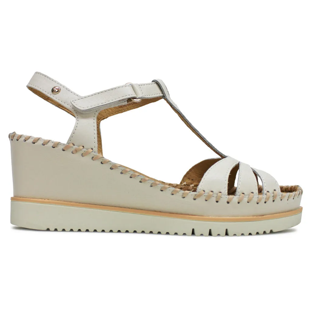 Aguadulce Leather Women's Wedge Sandals