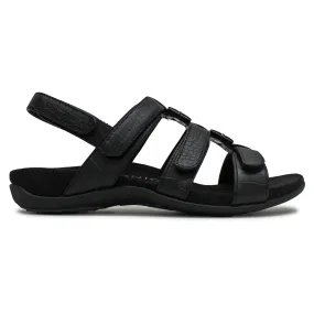 Amber Black Women's Slingback Sandals