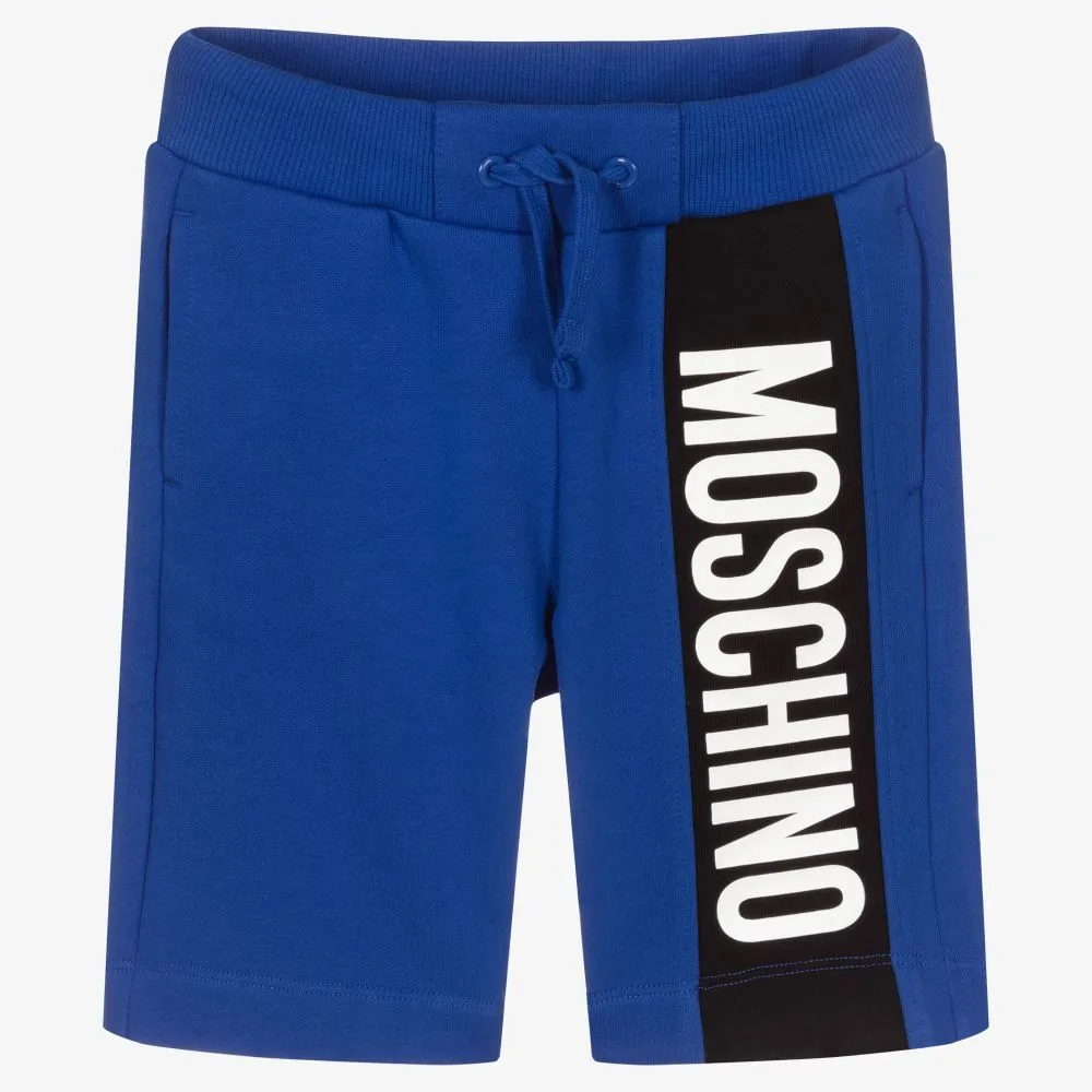 Boys Blue Cotton Shorts