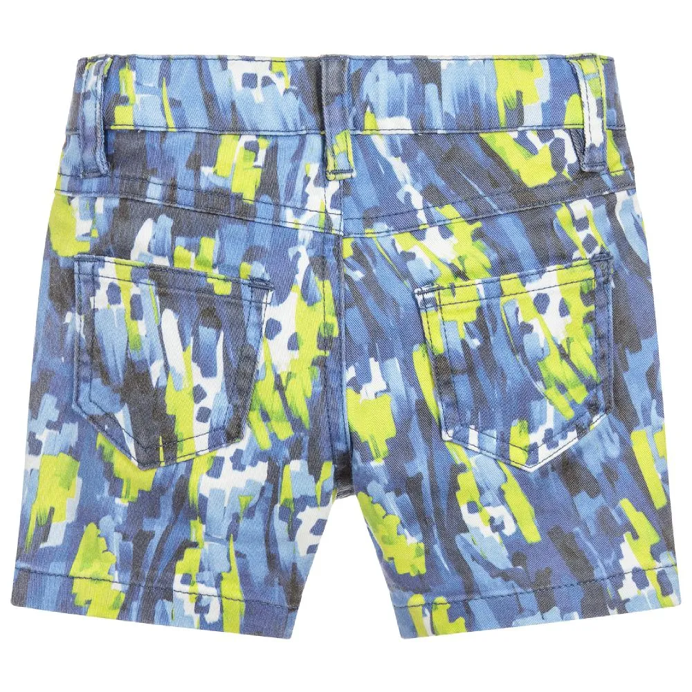 Boys Blue Twill Shorts