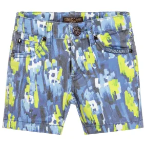 Boys Blue Twill Shorts