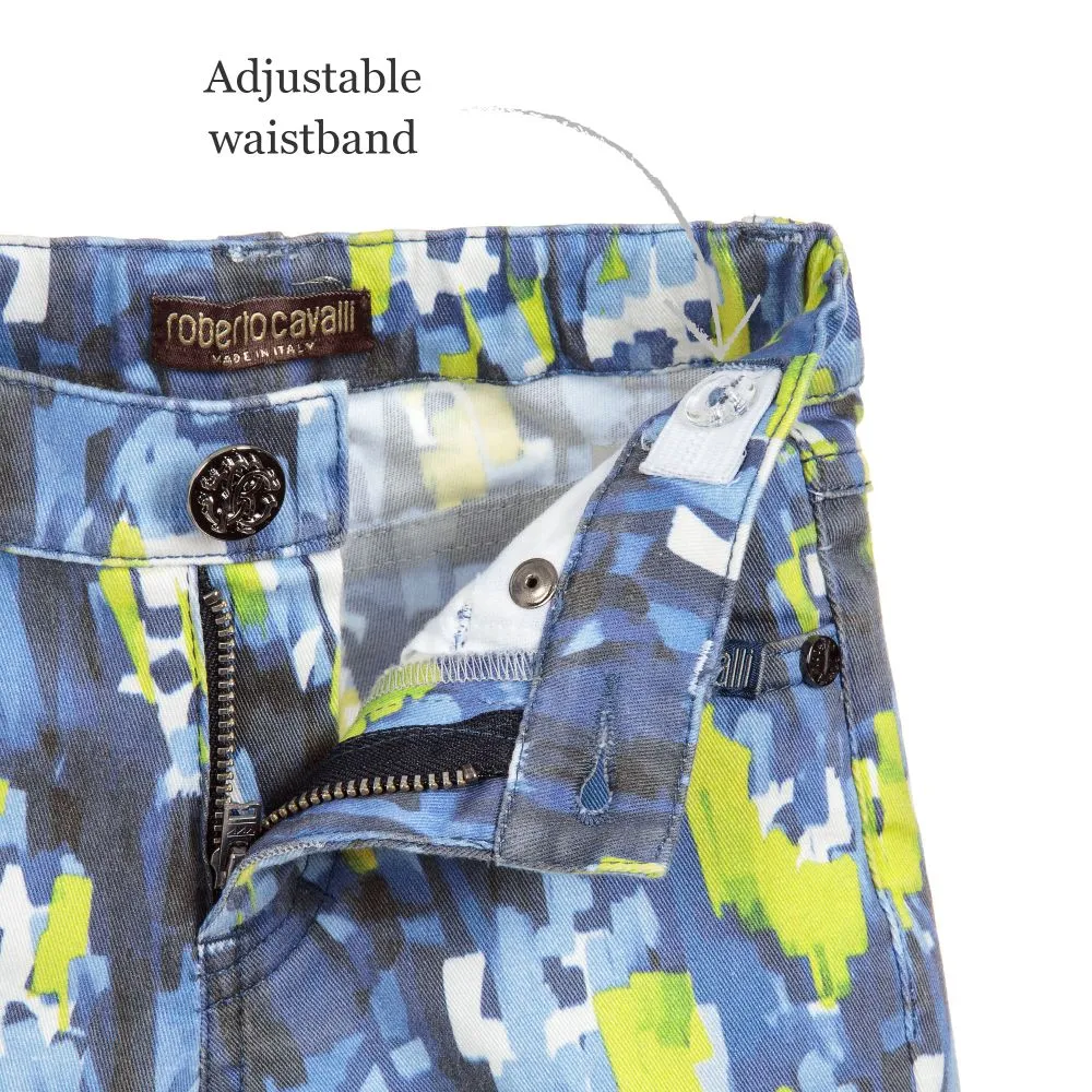 Boys Blue Twill Shorts