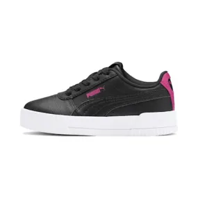 Carina L Sneakers - Girls 4-8 years | Puma Black-Puma Black-Beetroot Purple | PUMA Shop All Puma | PUMA 