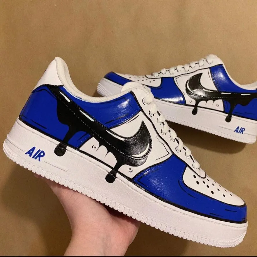 Cartoon Drip Custom Nike Air Force 1