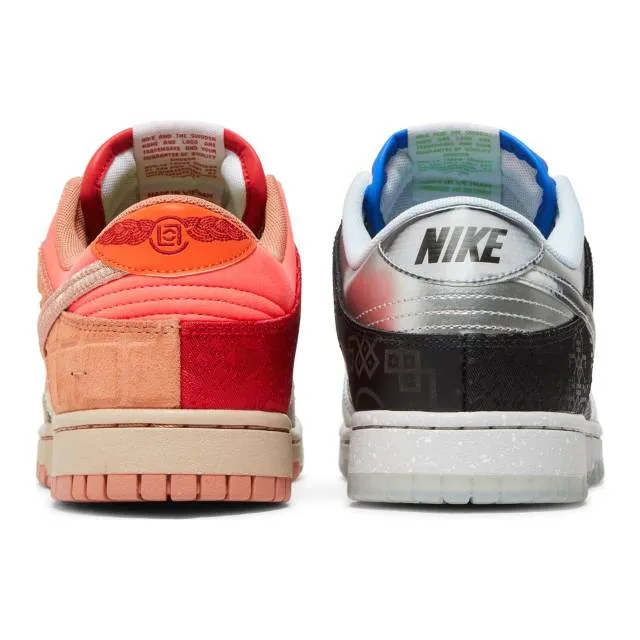 Clot x nike dunk low sp (what the/ multi-color/ multi-color) men us 8-13 fn0316-999