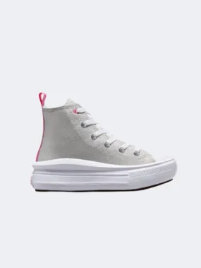 Converse All Star Move Sparkle Ps Girls Lifetsyle Shoes White/Oops Pink