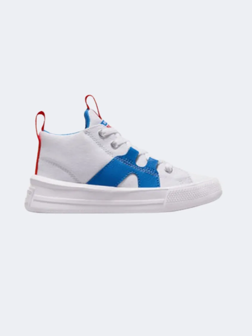 Converse All Star Retro Ps Boys Lifetsyle Shoes White/Blue Slushy