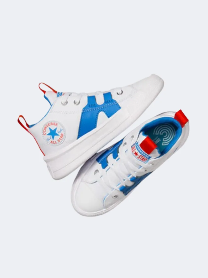 Converse All Star Retro Ps Boys Lifetsyle Shoes White/Blue Slushy