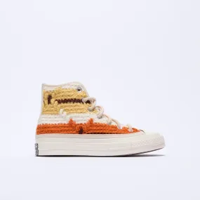 Converse - Chuck 70 Hi Crochet pack (Egret/Black/Multi)