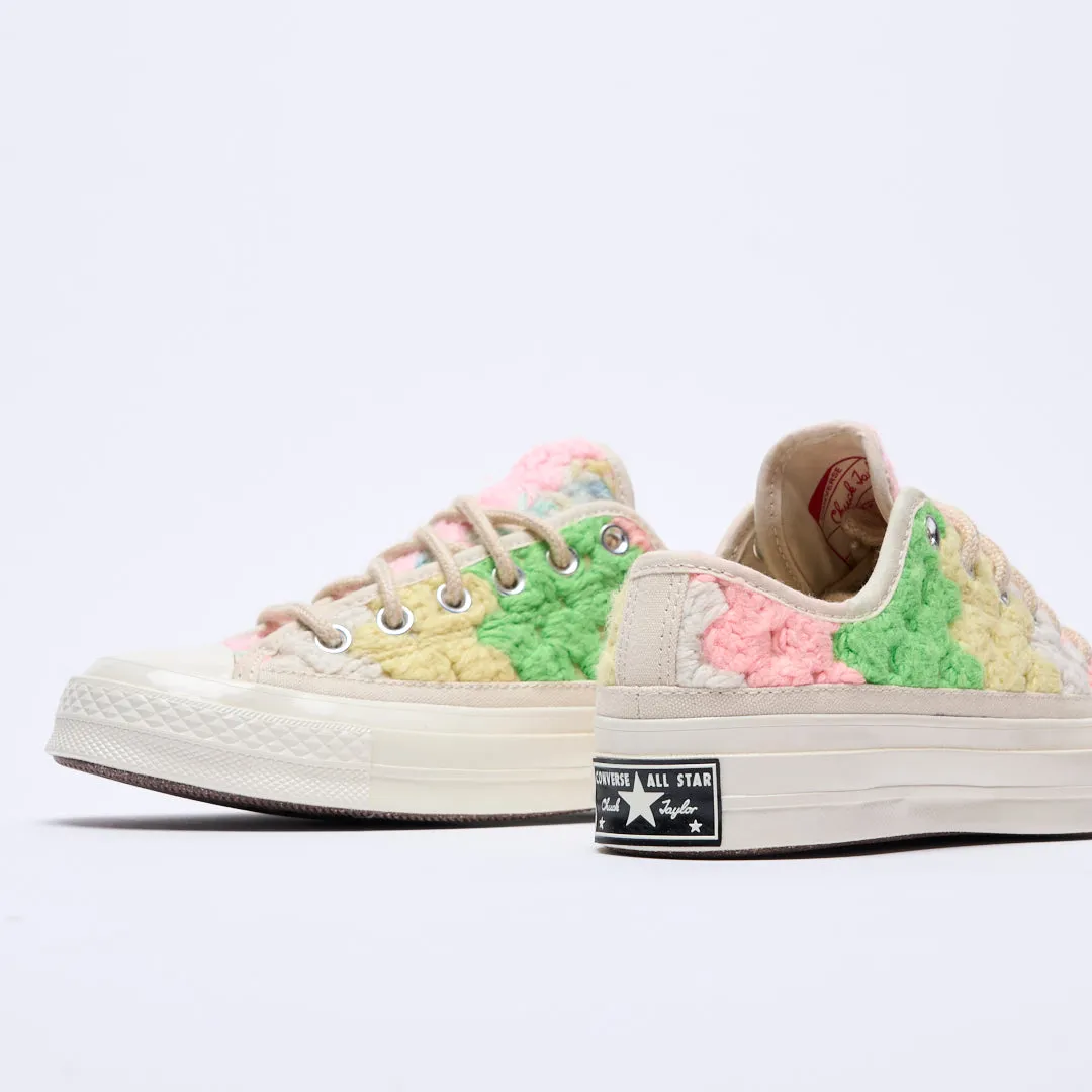 Converse - Chuck 70 OX Crochet pack (Egret/Black/Multi)