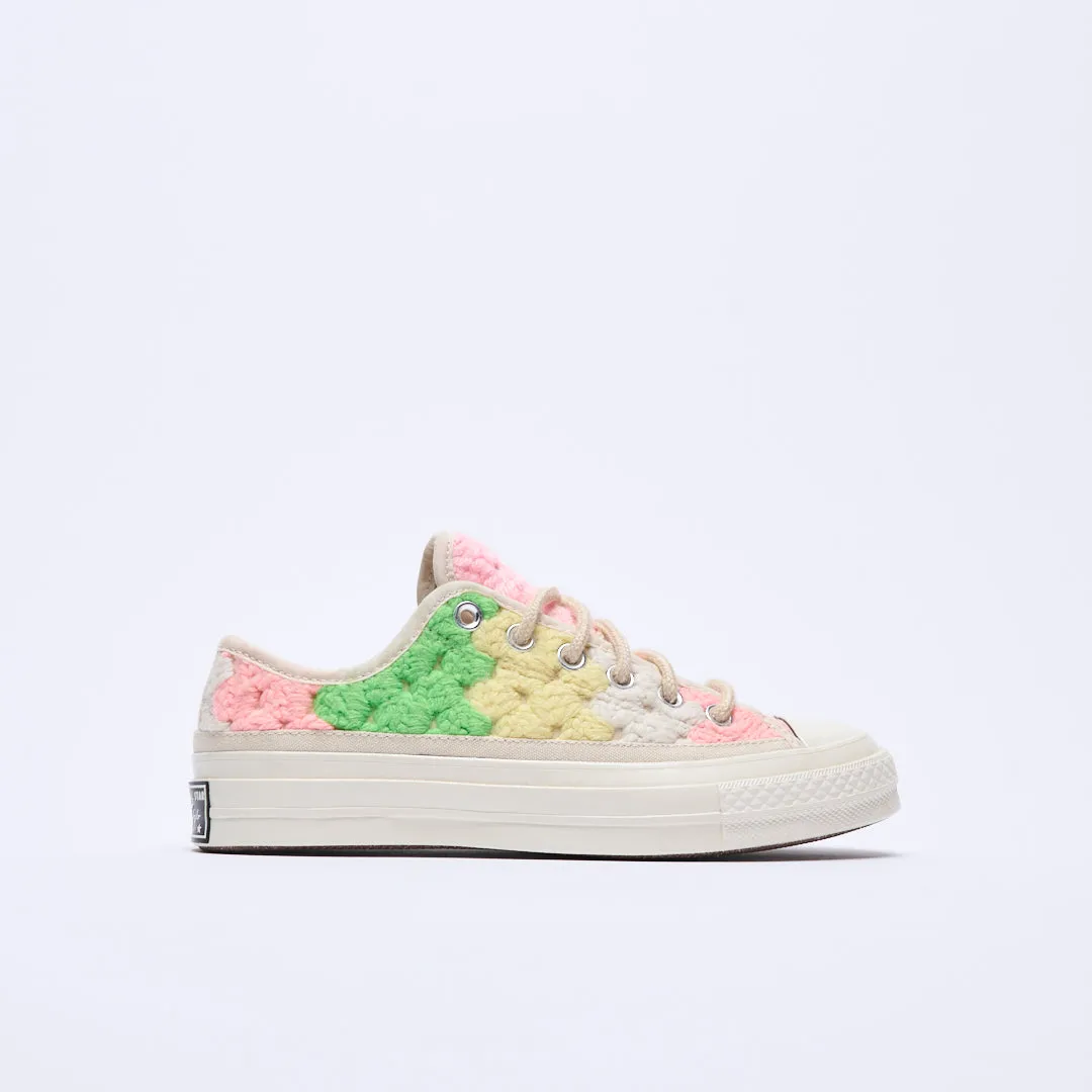 Converse - Chuck 70 OX Crochet pack (Egret/Black/Multi)