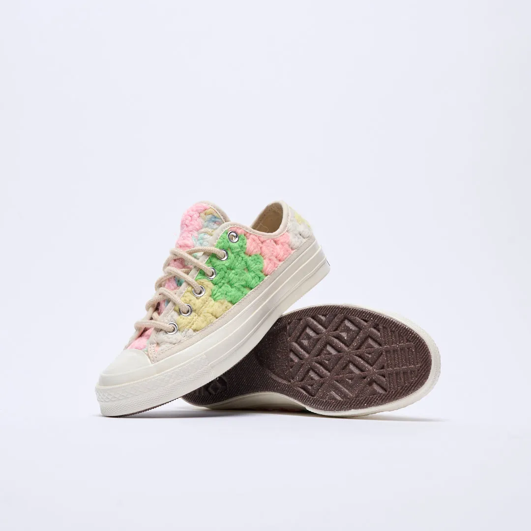 Converse - Chuck 70 OX Crochet pack (Egret/Black/Multi)