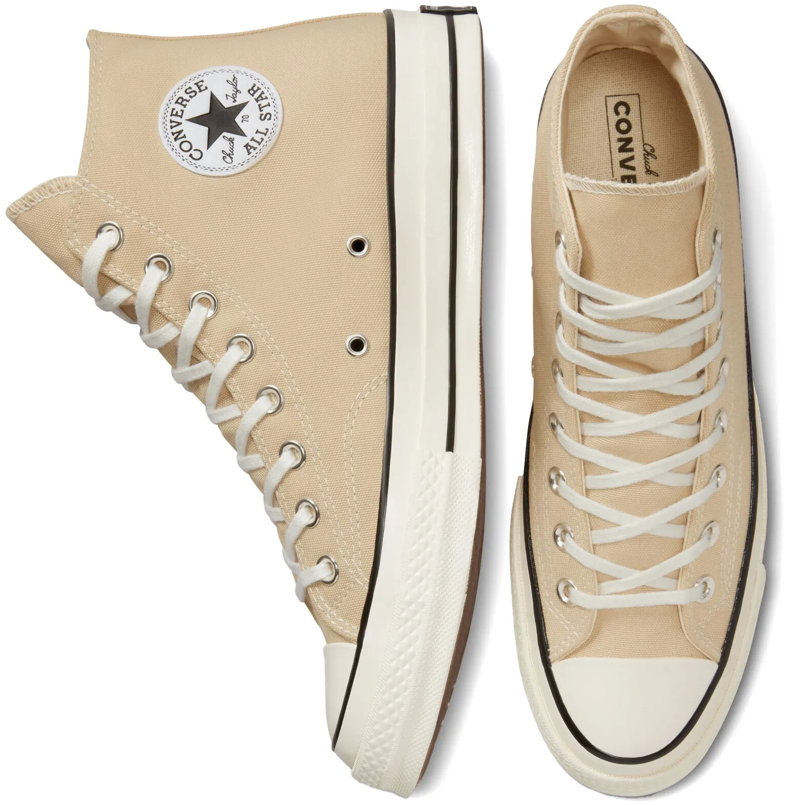 Converse Chuck Taylor All Star 1970s Hi Top Oat Milk/Egret/Black