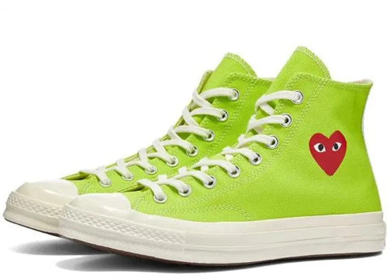 Converse Chuck Taylor All-Star 70 Hi Comme des Garcons Play Bright Green