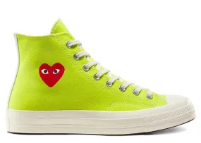 Converse Chuck Taylor All-Star 70 Hi Comme des Garcons Play Bright Green