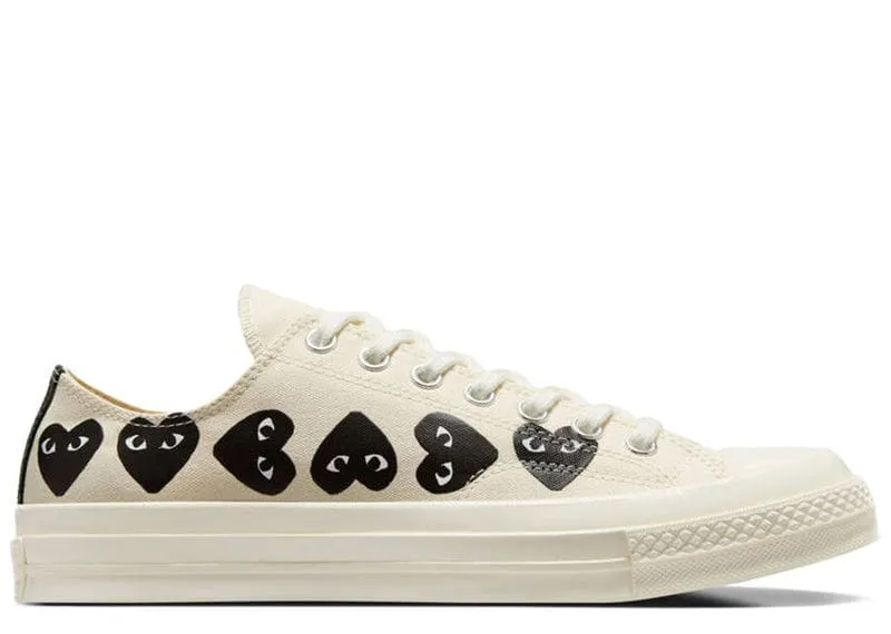 Converse Chuck Taylor All Star 70 Ox Comme des Garcons PLAY Multi-Heart Milk