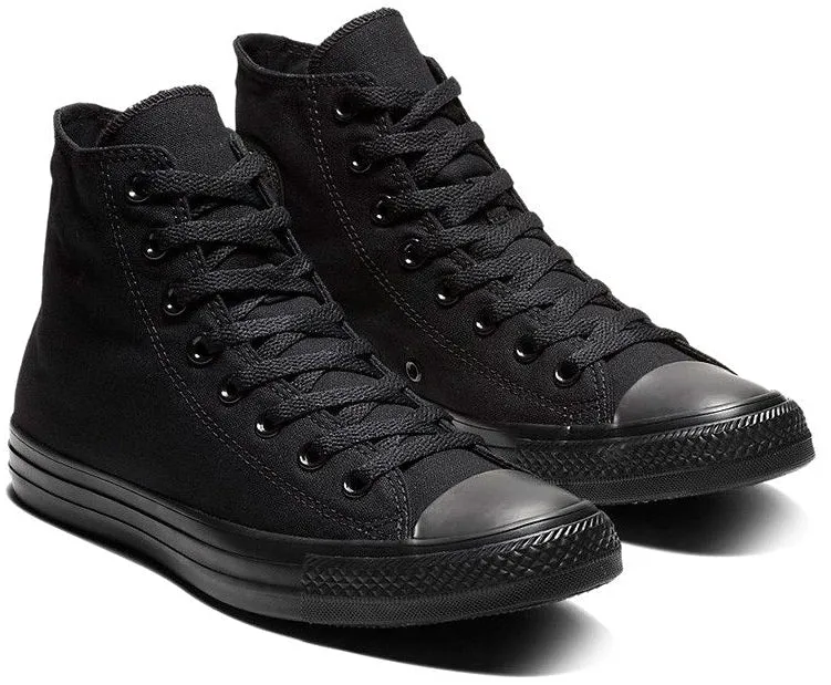 Converse Chuck Taylor All Star Hi Top Wide Width Monochrome Black