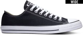 Converse Chuck Taylor All Star Low Top Wide Width Black