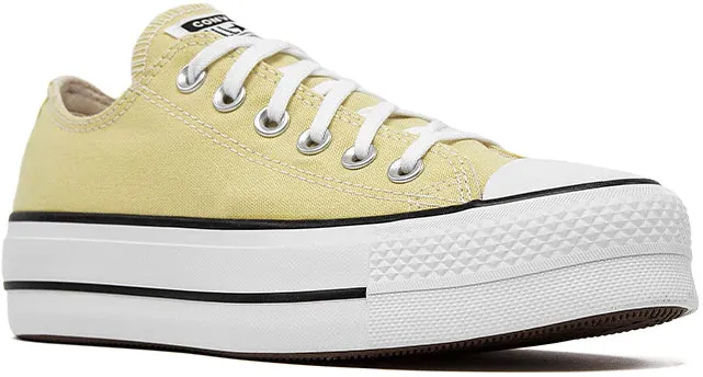 Converse Womens Chuck Taylor Low Top Lift Lemon Drop