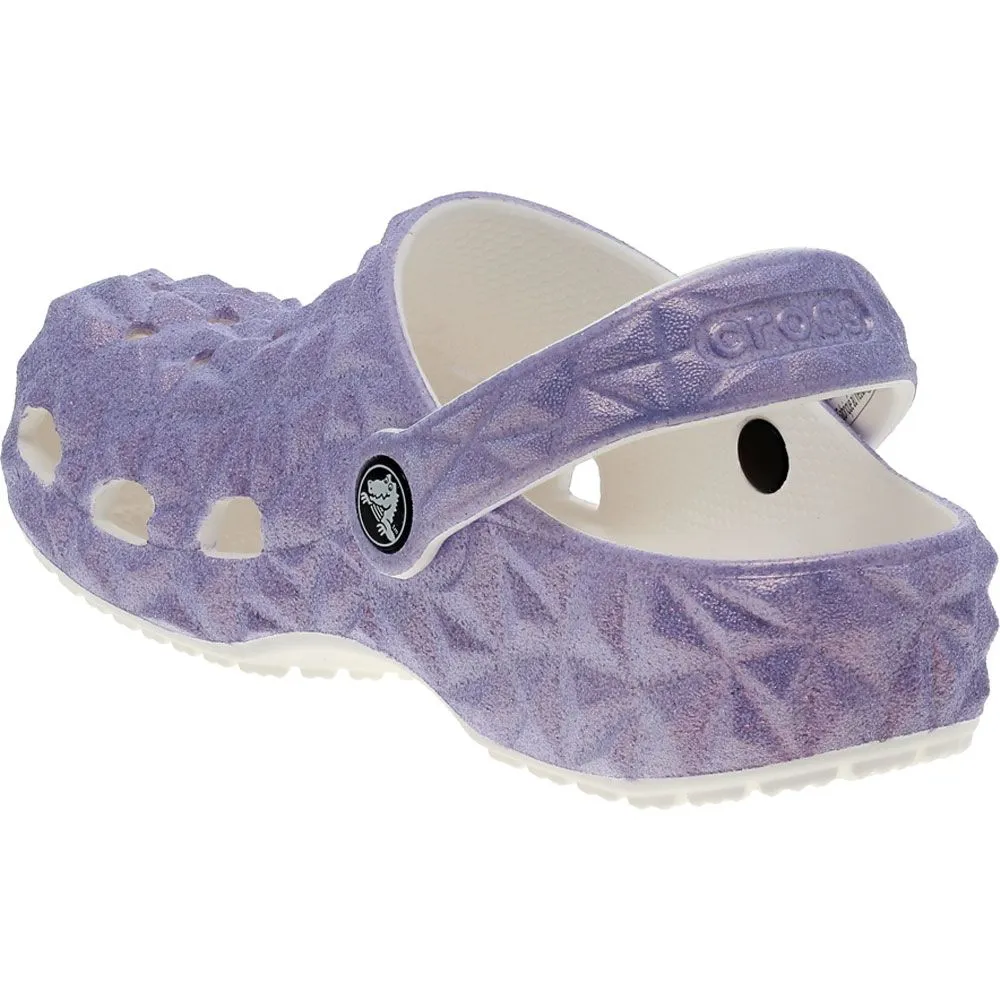 Crocs Classic Iridescent Geometric Clog Sandals - Girls