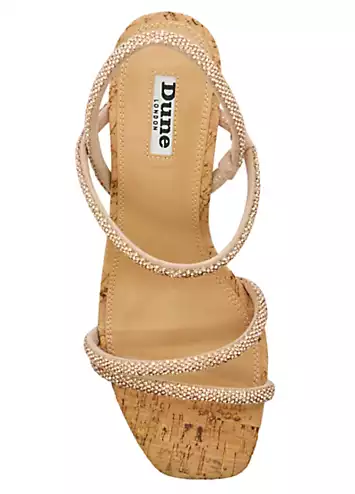 Dune London Blush Kalia Wedge Sandals | Grattan