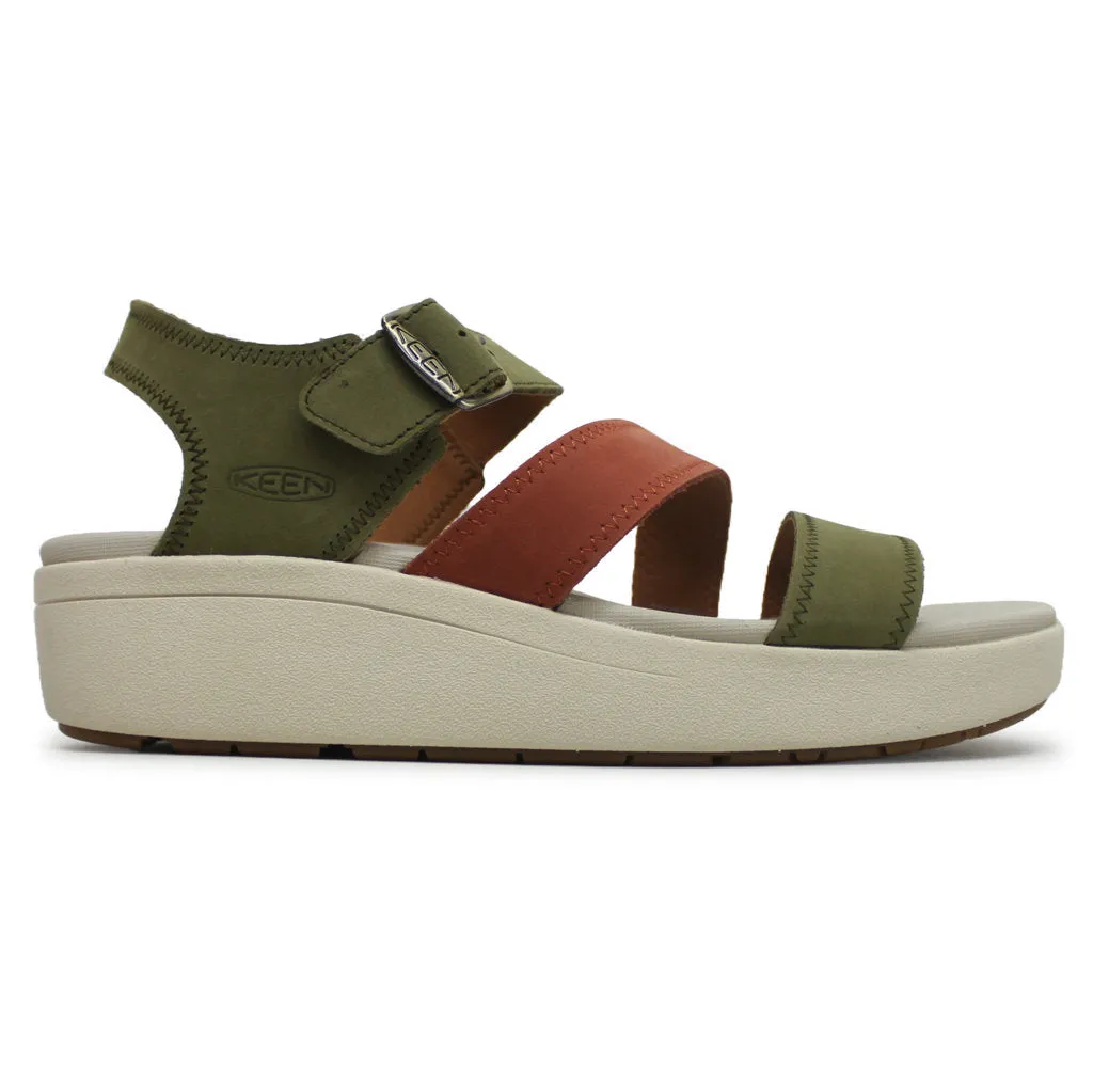 Ellecity Backstrap Nubuck Leather Women's Sandals