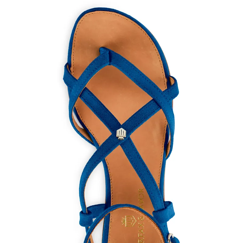 Fairfax and Favor Brancaster Ladies Sandals - Porto Blue