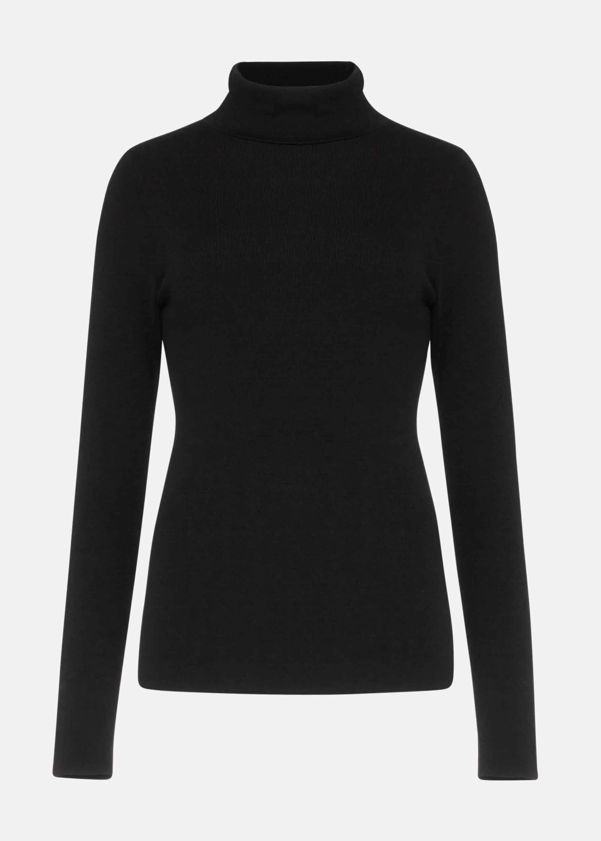 Freya Fitted Polo Neck Jumper