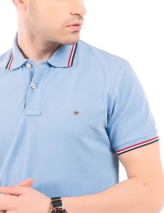 Gant Tipped Pique Polo Shirt