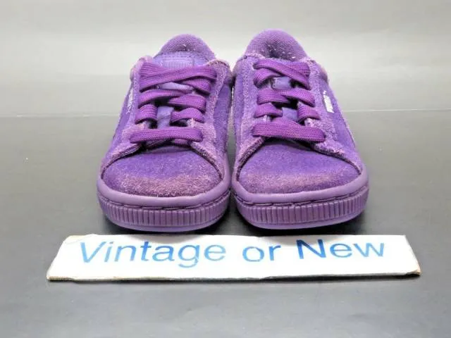 Girls' puma suede purple toddler sneakers sz 8c