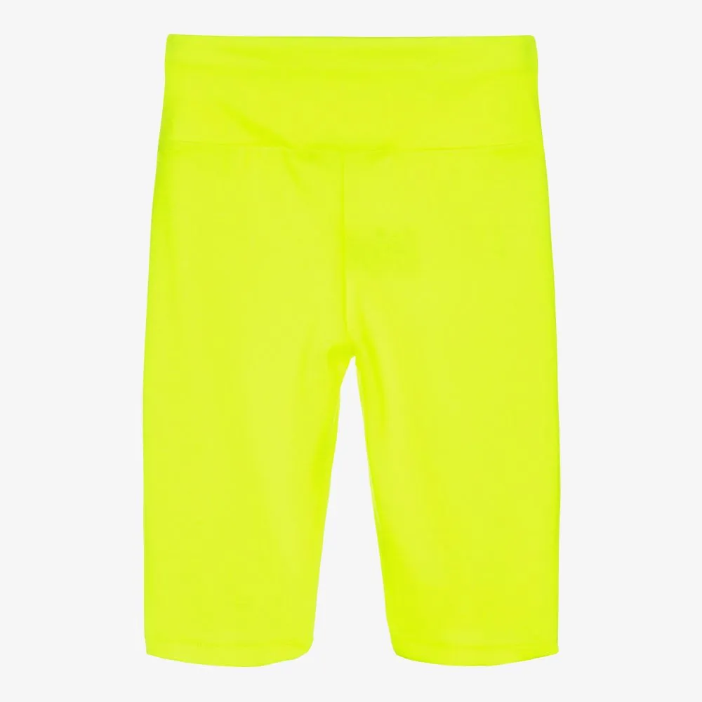 Girls Yellow Cycling Shorts