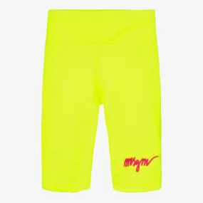 Girls Yellow Cycling Shorts