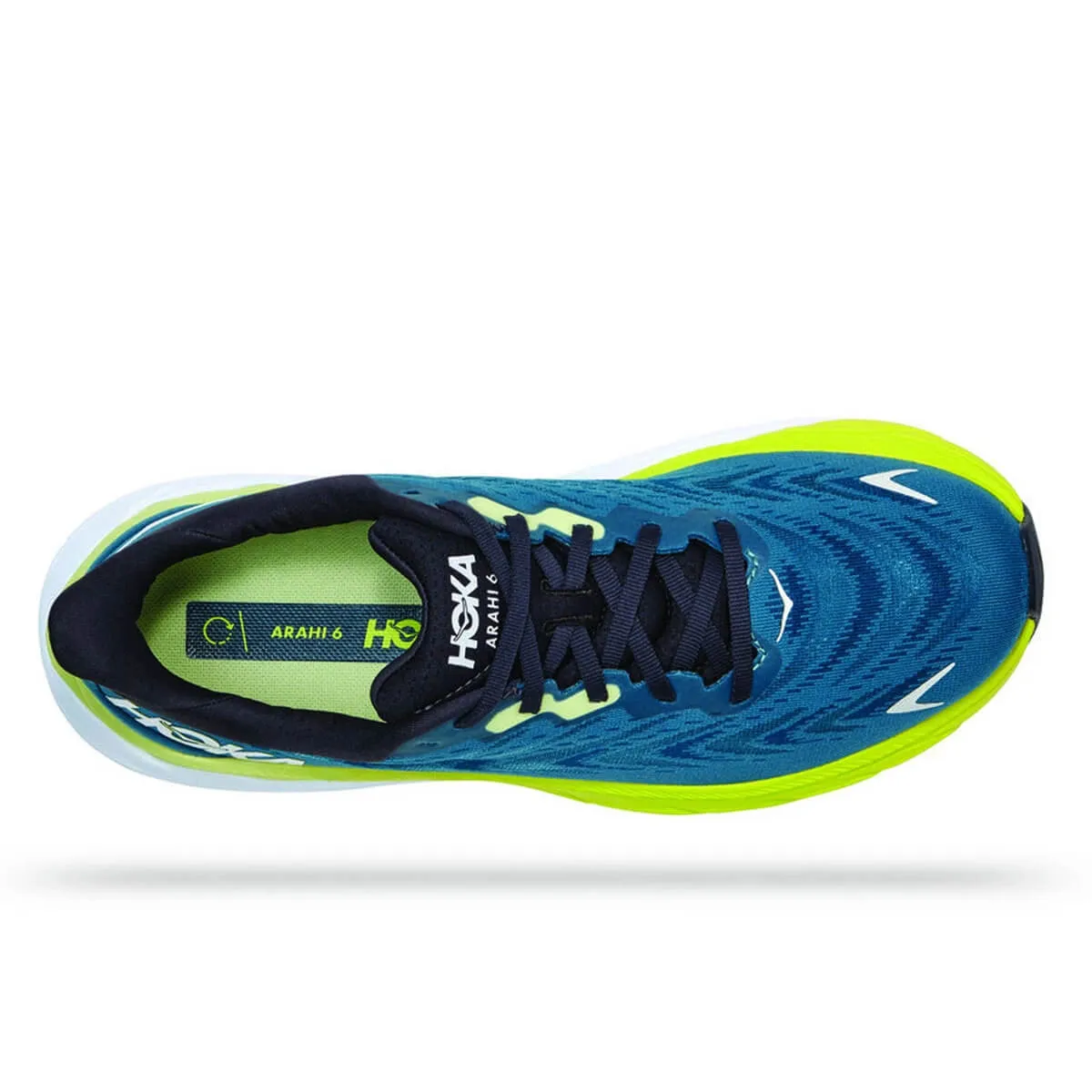 Hoka Arahi 6 Mens | Blue Graphite / Blue Coral