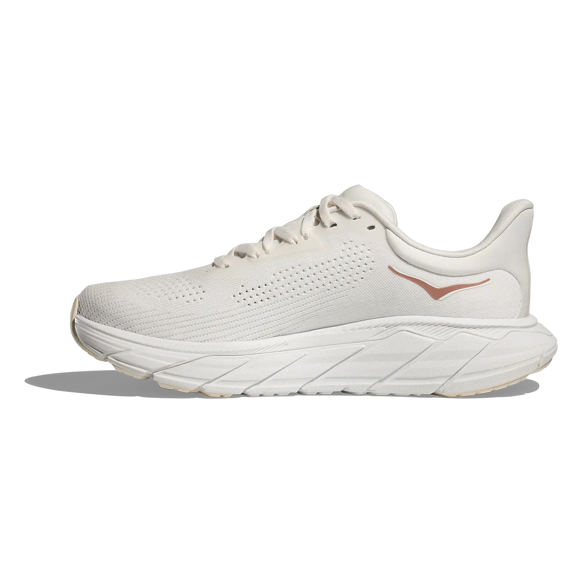 Hoka Arahi 7 - Blanc de Blanc - Rose Gold