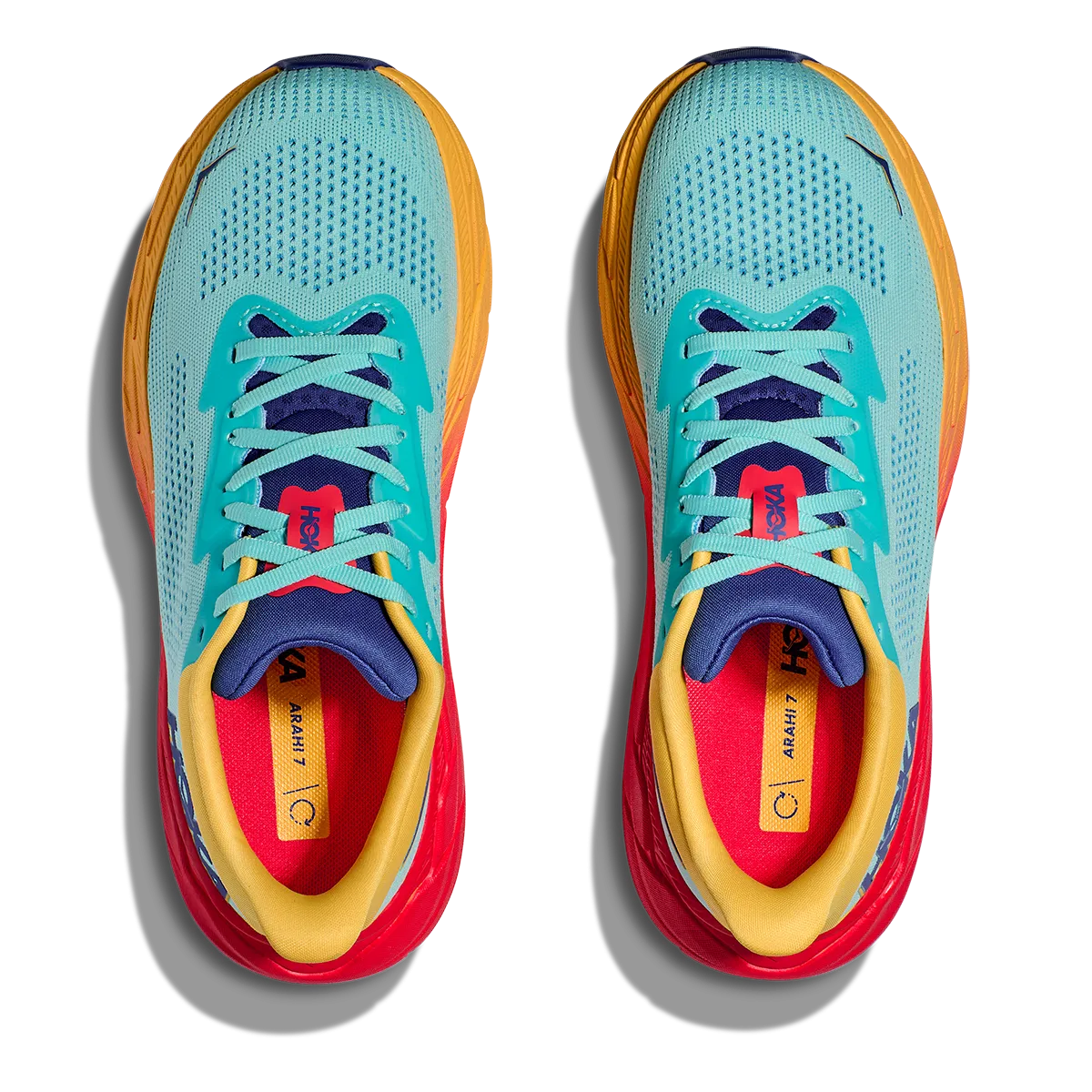 Hoka Arahi 7 - Cloudless - Poppy