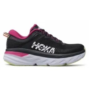 HOKA BONDI 7 BLUE GRAPHITE/FESTIVAL FUCHSIA FOR WOMEN'S